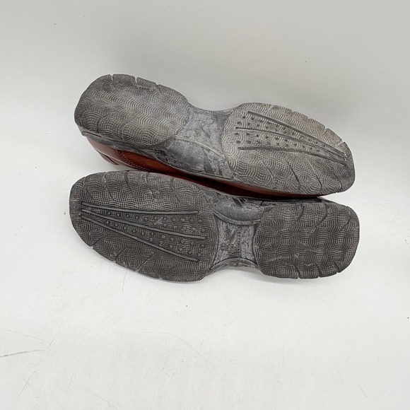 Allen Edmonds Weekender Men's 11.5B Brown Chili Leather Slip On Loafer Shoes - Picture 10 of 11